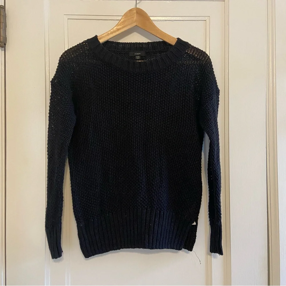 J. Crew Linen beach sweater